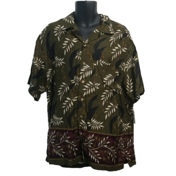 𝅺havana Jack's Cafe Hawaiian Floral Shirt Short Sleeve Size Small Mens - Picture 1 of 9